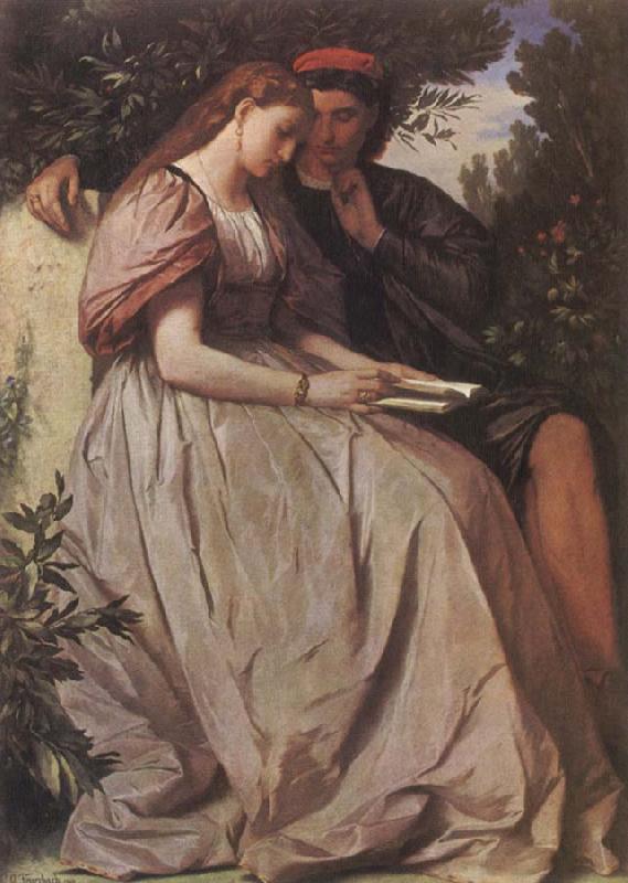 Anselm Feuerbach Paolo and Francesca oil painting picture